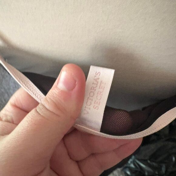 Black and pink Victoria’s Secret baby doll slip - Picture 3 of 3